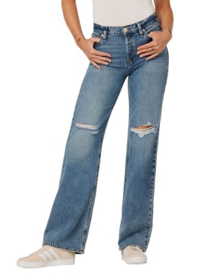 Широкие джинсы с высокой посадкой Rosie , цвет Golden Destructed Hudson