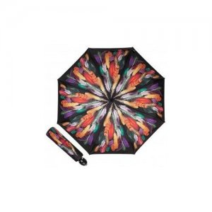 Зонт складной женский 500-OC Penna Baldinini. Цвет: мультиколор/черный