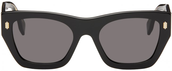Черные солнцезащитные очки Roma , цвет Shiny black/Smoke Fendi
