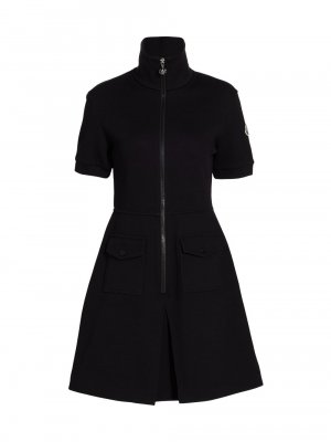 Мини-платье Mailine с высоким воротником , черный Moncler