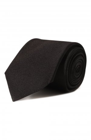 Шелковый галстук Gucci. Цвет: чёрный