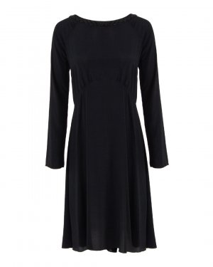 Платье миди № 21. Цвет: черный