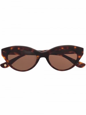 Солнцезащитные очки Juvee Garrett Leight. Цвет: коричневый