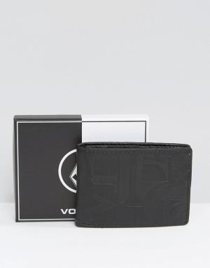 Бумажник Volcom. Цвет: черный