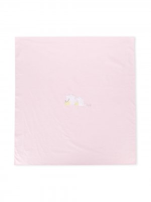 Одеяло с вышивкой Il Gufo. Цвет: розовый