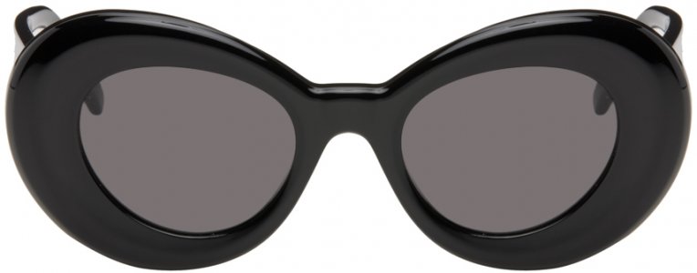 Черные солнцезащитные очки с пышной оправой LOEWE