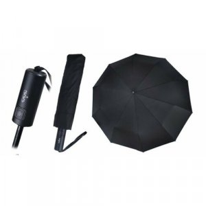 Зонт , черный Три слона. Цвет: черный