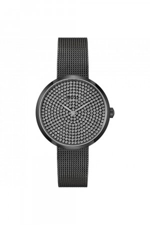 Модные аналоговые кварцевые часы Praise из нержавеющей стали — 1502658 , черный BOSS
