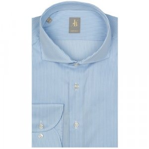 Рубашка , размер 43, голубой JACQUES BRITT. Цвет: голубой