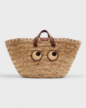 Большая сумка-тоут Paper Eyes Basket Anya Hindmarch