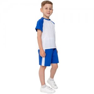 Комплект одежды , размер 92, синий, белый GolD. Цвет: белый/синий