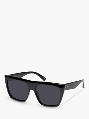 L5000185 Женские солнцезащитные очки Thirst в D-рамке, черный/серый Le Specs