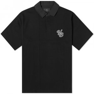 Рубашка с коротким рукавом для регби , черный Y-3