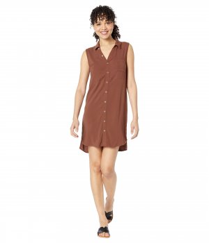 Платье , Heirloom Woven Sleeveless Button-Down Shirttail Dress Chaser