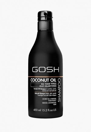 Шампунь Gosh для волос с кокосовым маслом Coconut Oil, 450 мл. Цвет: прозрачный