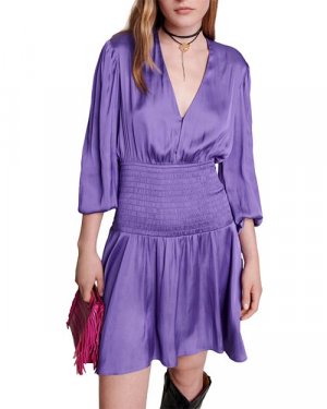 Платье с присборенной талией , цвет Purple Maje