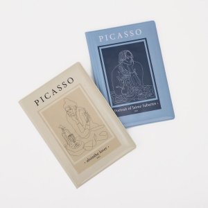 Подарочный набор: 2 обложки для паспорта, цвет бежевый/голубой No brand