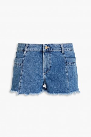 Джинсовые шорты Karlie с потертостями , синий DL1961