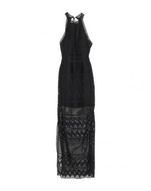 Длинное платье TWINS BEACH COUTURE. Цвет: черный