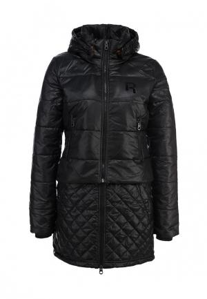 Куртка утепленная Reebok PADDED LONG JKT. Цвет: черный