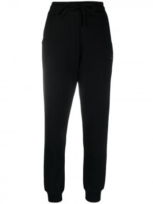Спортивные брюки с вышитым логотипом Vivienne Westwood Anglomania. Цвет: черный