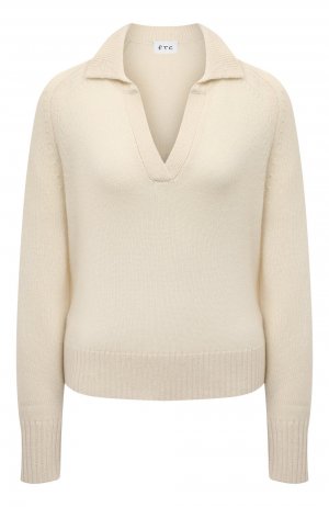 Кашемировый пуловер FTC. Цвет: кремовый