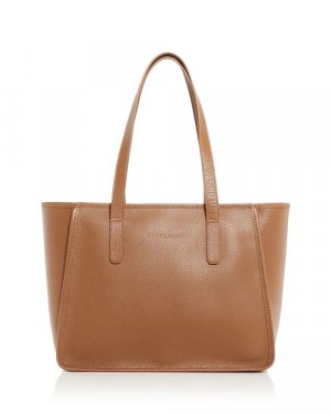Ле Фулон&;eacute; Кожаная сумка-тоут , цвет Brown Longchamp