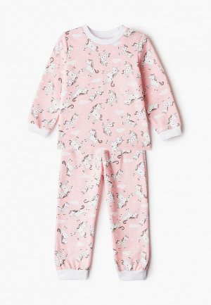 Пижама Веселый малыш. Цвет: розовый