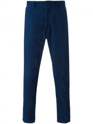 Укороченные брюки Blue Japan. Цвет: синий