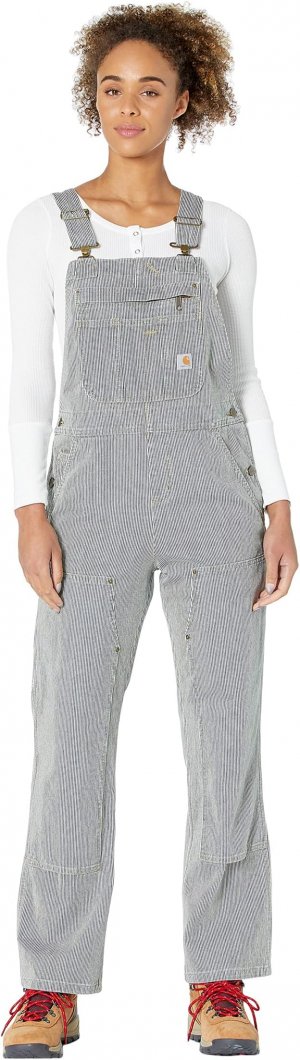 Комбинезон свободного покроя из джинсовой ткани в полоску , цвет Railroad Stripe Carhartt