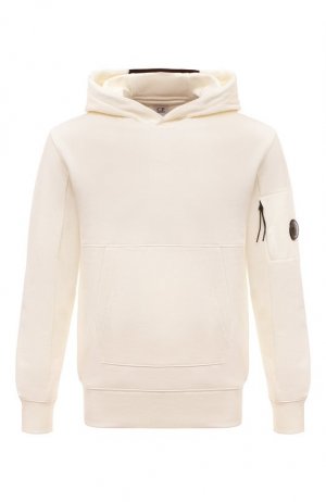 C.P. Company Light Fleece Zipped Sweatshirt - Butternut