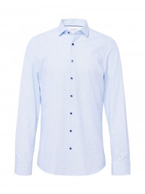 Рубашка на пуговицах стандартного кроя, светло-синий OLYMP