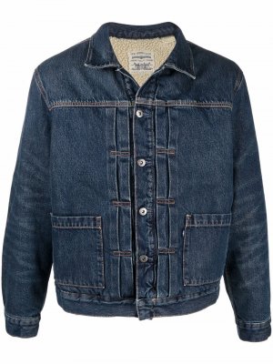 Levis: Made & Crafted джинсовая куртка со складками спереди Levi's:. Цвет: синий