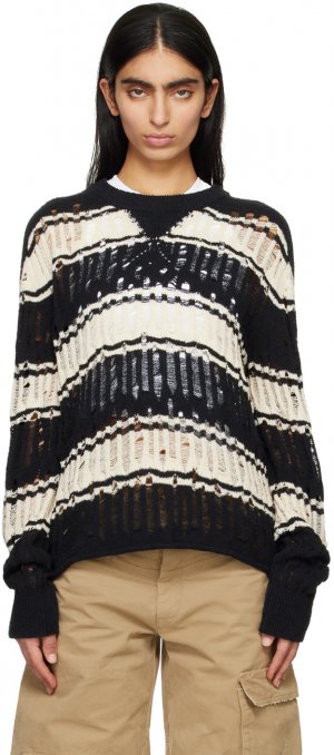 Черно-белый свитер Jaxon , цвет Stripe Eytys