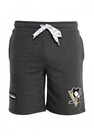 Шорты спортивные Atributika & Club™ NHL Pittsburgh Penguins. Цвет: серый