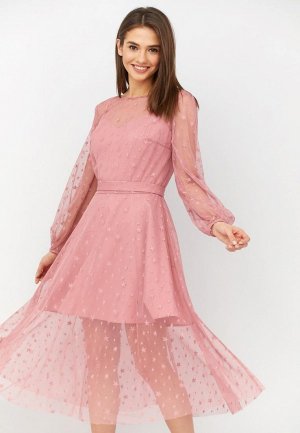 Платье RicaMare. Цвет: розовый