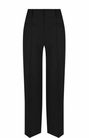Шерстяные расклешенные брюки со стрелками Diane Von Furstenberg. Цвет: черный