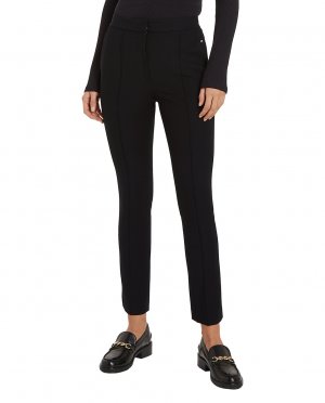Женские прямые брюки длиной до щиколотки , черный Tommy Hilfiger. Цвет: черный
