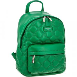Рюкзак , фактура рельефная, гладкая, зеленый DAVID JONES. Цвет: зеленый