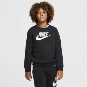 Свитшот для мальчиков школьного возраста Sportswear Club Fleece - Черный Nike