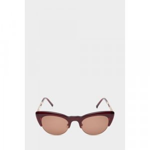 Солнцезащитные очки , кошачий глаз, оправа: металл Matsuda. Цвет: красный