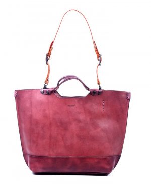 Женская большая сумка Gypsy Soul из натуральной кожи OLD TREND, фиолетовый Trend