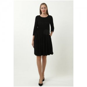 Платье , размер 44, черный Мадам Т. Цвет: черный