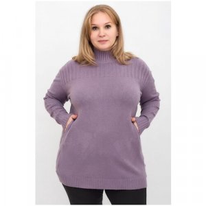 Джемпер, размер 52-54, фиолетовый Lika Dress. Цвет: фиолетовый/лиловый