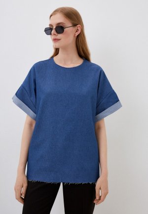 Блуза Minaku. Цвет: синий