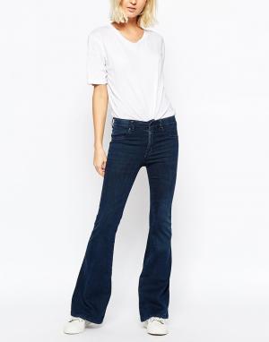 Расклешенные джинсы скинни Brigitte Dr Denim. Цвет: синий