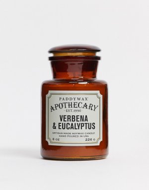 Свеча с ароматом вербены и эвкалипта в стеклянной банке APOTHECARY-Бесцветный Paddywax