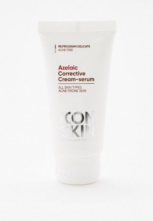 Сыворотка для лица Icon Skin RE:PROGRAM DELICATE ACNE FREE, на основе 10% Азелаиновой кислоты, обезвоженной и раздраженной проблемной кожи, 50 мл. Цвет: прозрачный