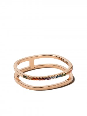 Золотое кольцо Charlie с сапфирами Vanrycke. Цвет: 18kt розовый sapphires