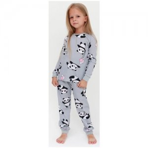 Пижама (джемпер, брюки) KAFTAN Панды рост 98-104 (30) 5276157 .. Цвет: серый